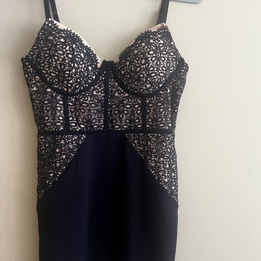 Navy Blue Cocktail Dress